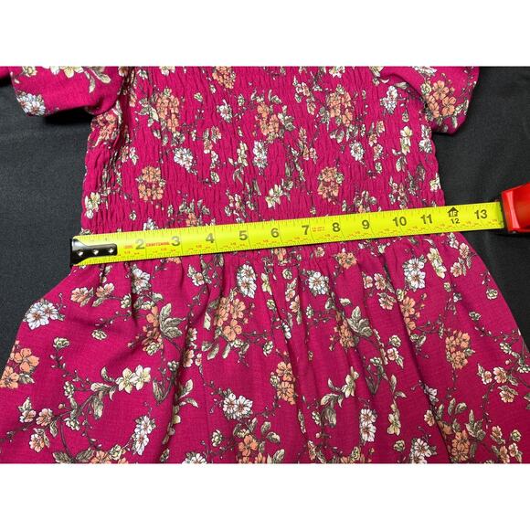 Girls Bonnie Jean Pink Floral Jumpsuit - Size 14 - Picture 4 of 9